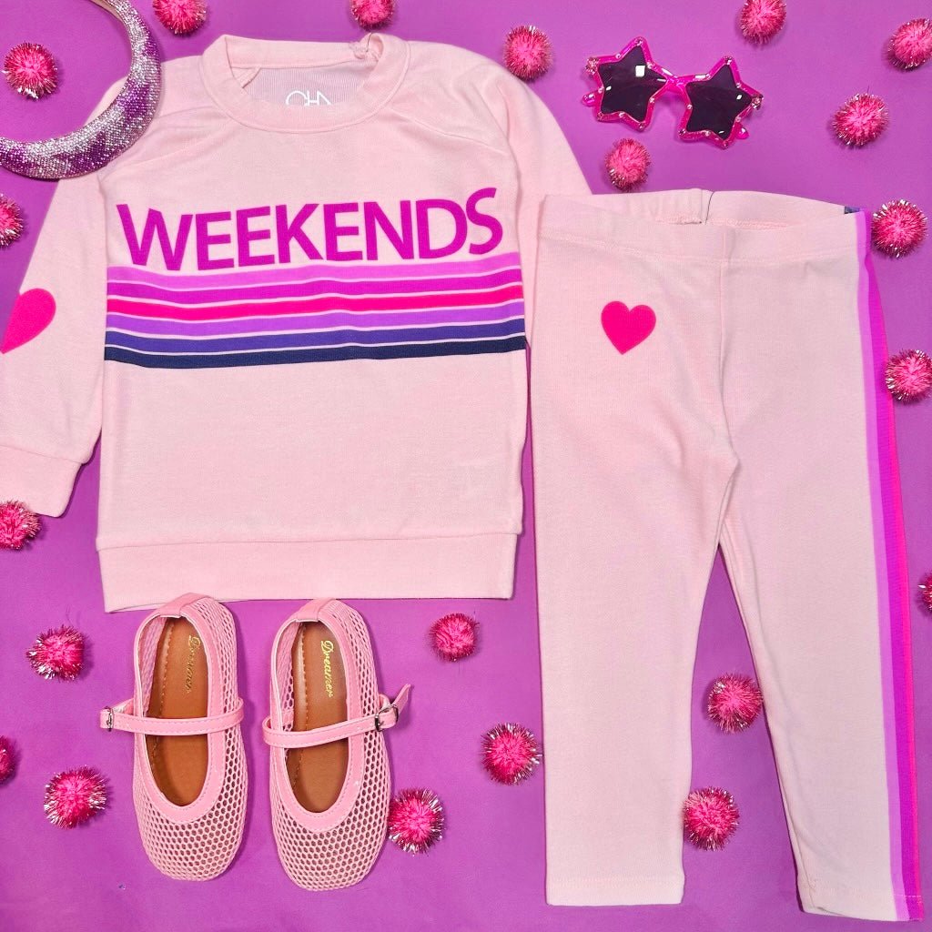 WEEKEND STRIPE SWEATSHIRT - CHASER KIDS