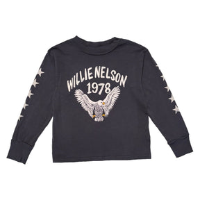 WILLIE NELSON EAGLE LONG SLEEVE TSHIRT - ROWDY SPROUT