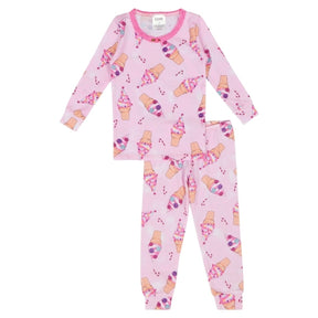 XMAS SWIRL LONG SLEEVE PJS - ESME