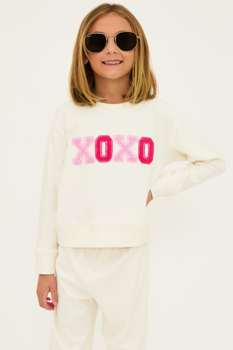 XOXO LITTLE CASSIA SWEATSHIRT (PREORDER) - BEACH RIOT KIDS