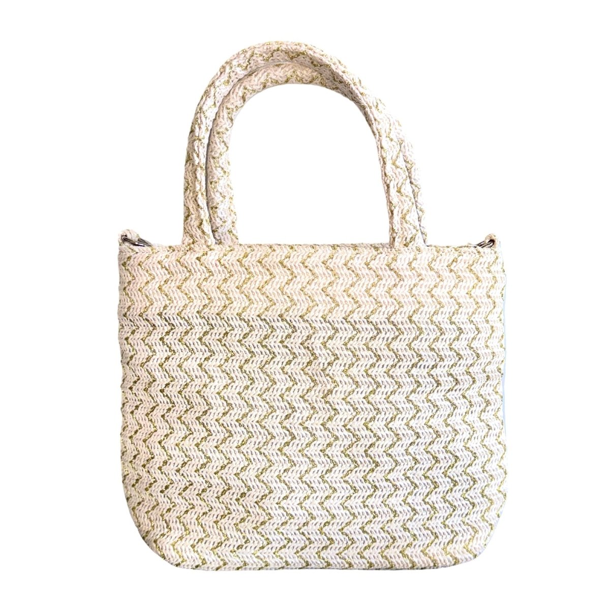 ZIGZAG RAFFIA BAG - PURSES