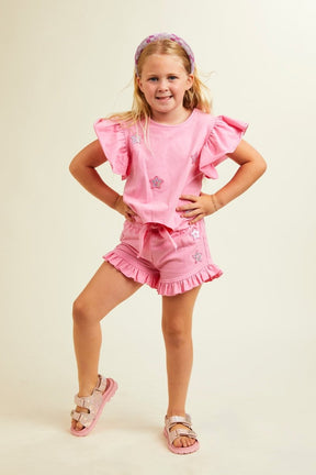 ZOEY STARS TOP AND SHORTS SET - MINI DREAMERS