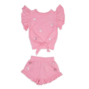 ZOEY STARS TOP AND SHORTS SET - MINI DREAMERS