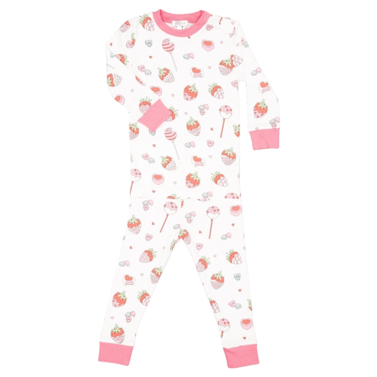 CHOCOLATE COVERED STRAWBERRIES TWO PIECE PJS | NOOMIE