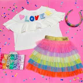 RAINBOW TUTU SKIRT - SKIRTS